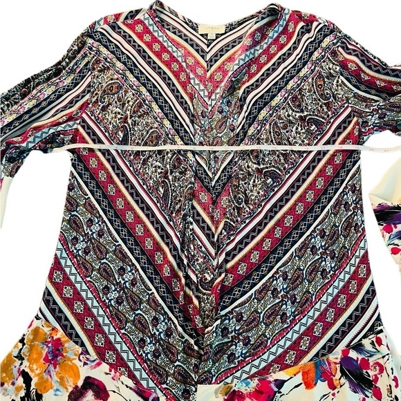 UMGEE WOMEN’S CUTE AND COLORFUL, FLOWY FLORAL OPEN KIMONO SIZE MEDIUM - Picture 5 of 9